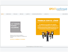 Tablet Screenshot of confirmaciones.cl